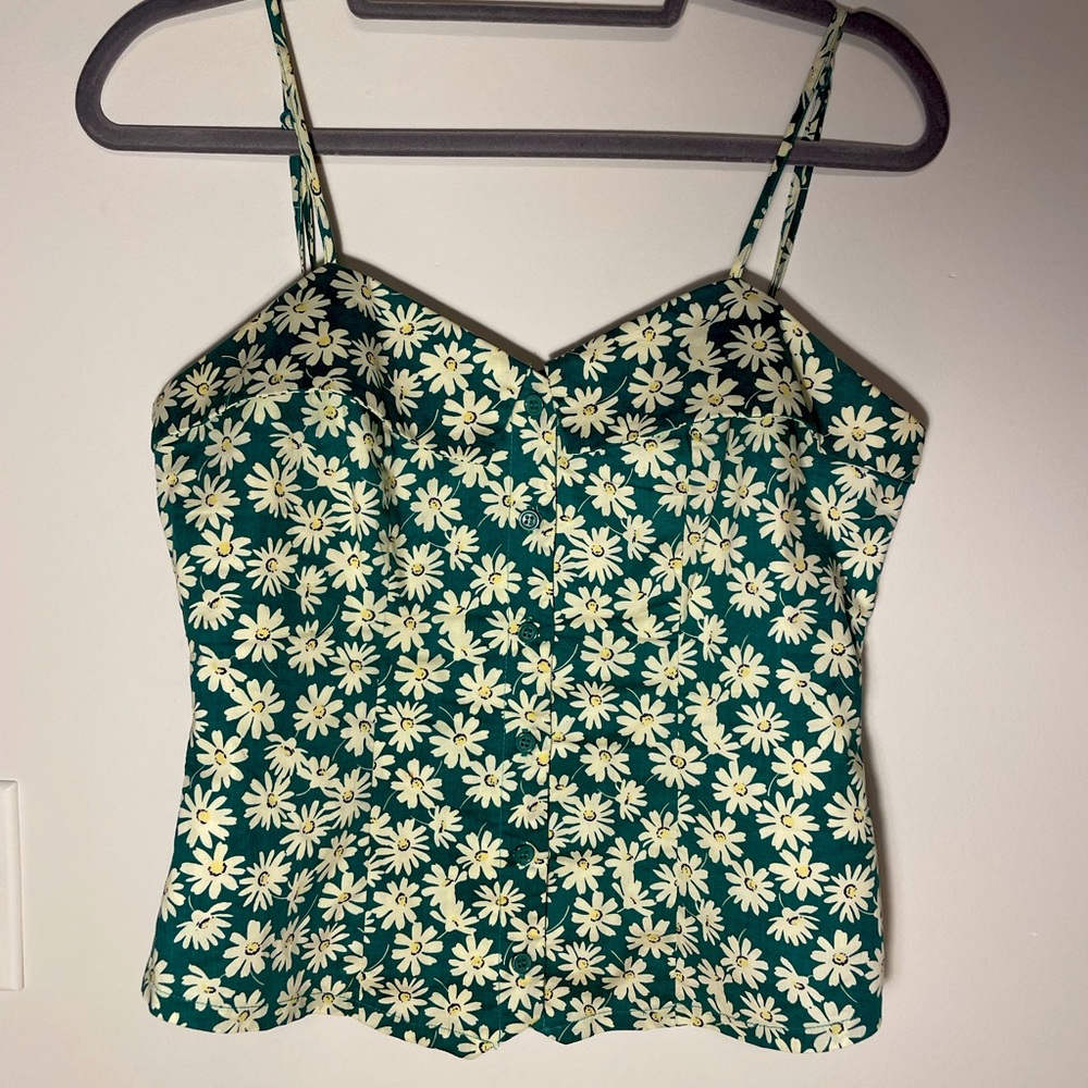 Floral Tank Top Blouse